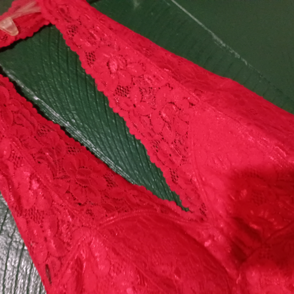 Sexy Red Lace Halter Top - Picture 5 of 10